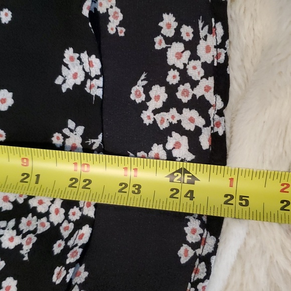 Hippie Rose Floral Top Black M - Picture 5 of 7